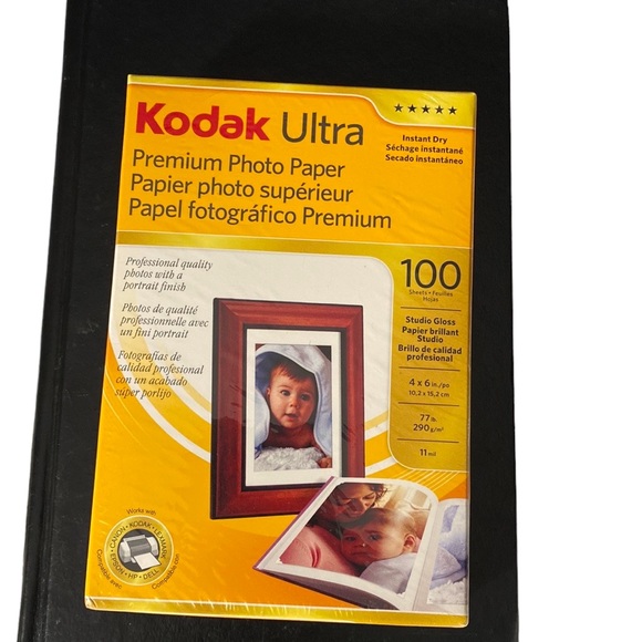 Kodak Art Sealed Kodak 0 Sheets Ultra Premium 4x6 Photo Paper